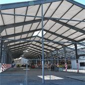 Herbstfestaufbau hat begonnen