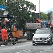 Sperrungen an der Brücke in der Kufsteiner Straße