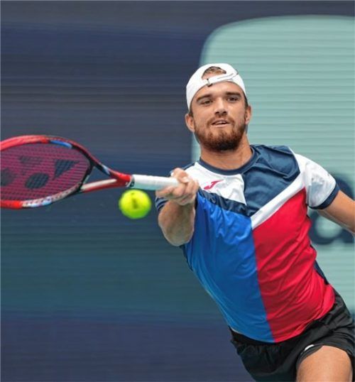 Alleskönner: Augsburgs Tomas Machac aus Tschechien ist in beiden Weltranglisten stark.Foto DPA/Andrew Patron