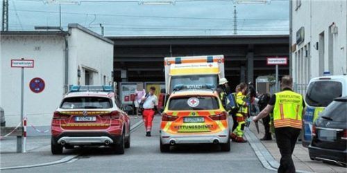 Am Rosenheimer Bahnhof wurde ein Mann von einem Güterzug erfasst und tödlich verletzt. Foto Reisner