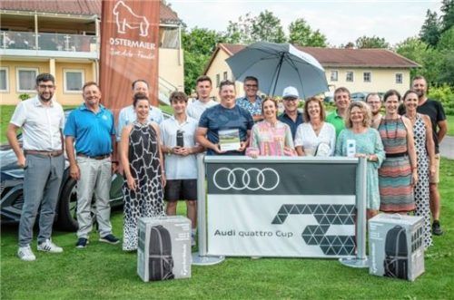 Bei perfektem Golfwetter ging der Audi quattro Cup der Auto-Familie Ostermaier zu Ende.