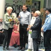 Friedensgebet in der Aula der Holnstainer Schule Bruckmühl