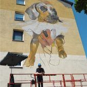 Kleiner Hund kommt ganz groß raus