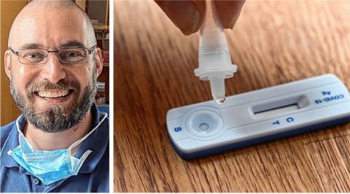 Das Coronavirus ist wieder auf dem Vormarsch. Doch etwas anderes macht Dr. Michael Iberer, dem Vorsitzenden des Ärztlichen Kreisverbandes, mehr Sorgen. Fotos re/dpa