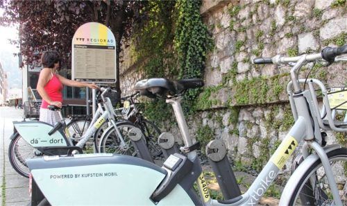 Das in Kufstein erfolgreich etablierte Radverleihsystem „RegioRad“ könnte auch in Kiefersfelden bald zum Einsatz kommen.Foto Schmidt