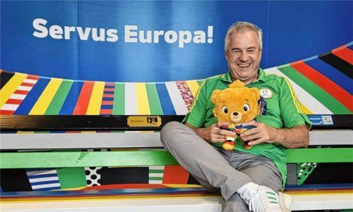 Der ehemalige Halfinger Bürgermeister Peter Böck war bei der Fußball-Europameisterschaft als ehrenamtlicher Helfer in München tätig. Foto privat
