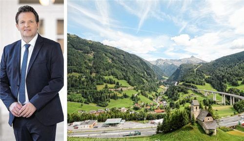 Die Autobahn bringt viel Verkehr ins Wipptal. Tirols Verkehrslandesrat René Zumtobel möchte dem einen Riegel vorschieben – auf Bayerns Kosten. Foto Land Tirol/Asfinag