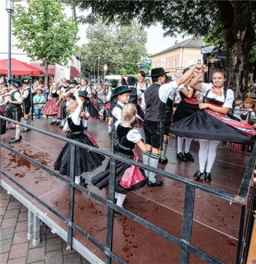 Die Besucher bestaunten die Aufführungen der Vereine.