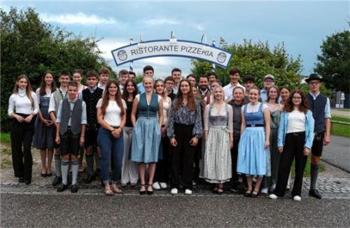 Die Einser-Schüler der Gemeinde Feldkirchen-Westerham. Foto merk