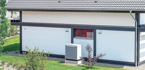 Die Luft-Luft-Wärmepumpe entzieht der Außenluft Wärme, um damit die Raumluft zu erwärmen. Foto Daniel Maurer/dpa