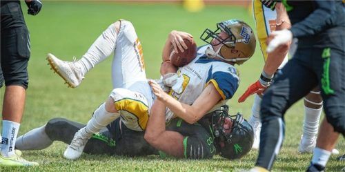 Die Rosenheim Rebels hatten die Gastgeber aus Erding bei ihrem Auswärtssieg fest im Griff. Foto Alexander Gerhard