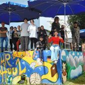 Graffiti-Projekt mit Sprayer-Legende
