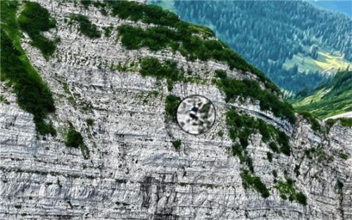 Ein 61-Jähriger drohte in der Nacht auf Samstag an der Nordwand des Sonntagshorns abzustürzen. Ihn zu lokalisieren, war nicht einfach. Foto Bergwacht Ruhpolding