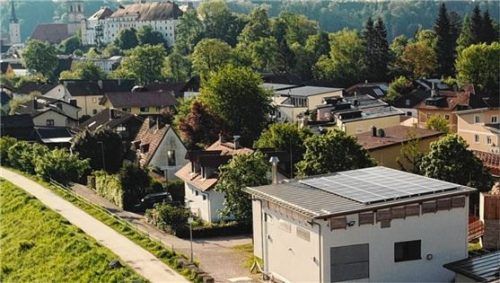 Einer von vielen Bausteinen im Wasserburger Klimaschutzkonzept: neue Photovoltaikanlage auf dem Schöpfwerk.