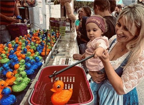 Entenangeln will geübt sein.