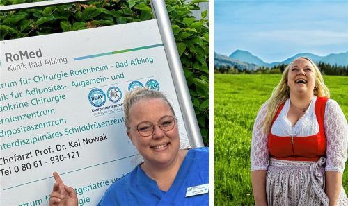 Gerdi Hauser aus Rohrdorf begeistert bei Instagram als „Bierfluencerin“ knapp 95000 Follower. Hauptberuflich arbeitet sie in der Romed-Klinik Bad Aibling. Foto Meissner/Hauser