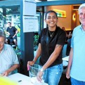 Glücksfee Julianny im Einsatz