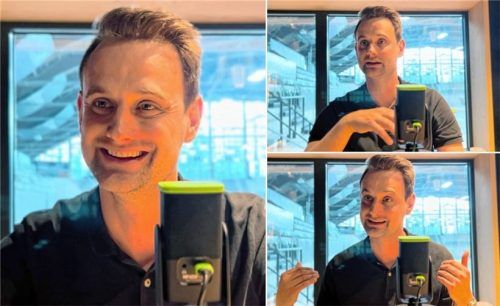 „Hart gecheckt“ mit Darwin Kuhn. Der Marketing-Leiter der Starbulls ist zu Gast im OVB-Starbulls-Podcast. Foto Marko Aleksic