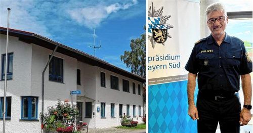 In der Polizeiinspektion Grassau soll künftig die Grenzpolizei integriert werden. Über die ersten Planungen hat Frank Hellwig, Vizepräsident im Polizeipräsidium Oberbayern Süd (rechts), informiert. Foto Collage: Bartel/hin