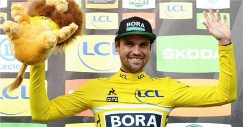 Maximilian Schachmann bei Paris-Nizza 2020. Er wird Red Bull-BORA-hansgrohe am Saisonende verlassen. Foto Alain Jocard/DPA