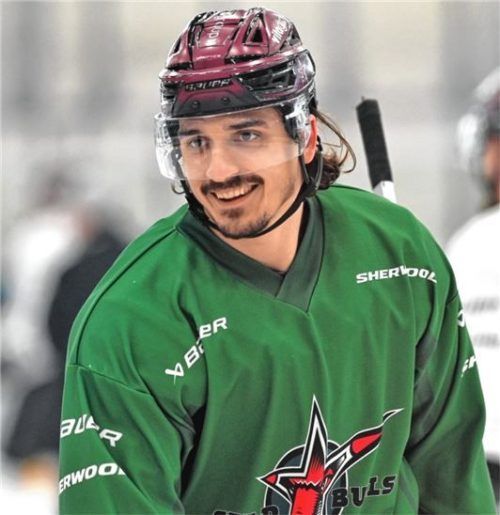 Mit Spaß im Training: Stefan Reiter blickt gerne auf seine zwei Rosenheim-Jahre zurück.Foto Hans-Jürgen Ziegler