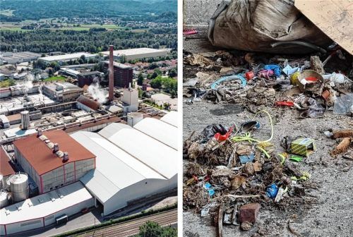 Nach der angekündigten Stilllegung der Papierfabrik Raubling stehen hauptsächlich nur noch Aufräumarbeiten an. Foto RE