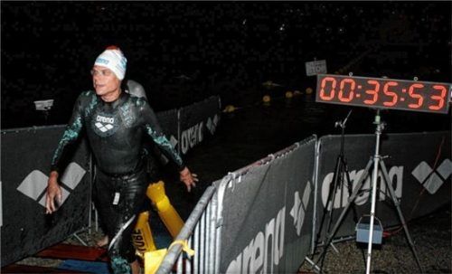 Renate Forstner siegte am Tegernsee. Foto Tiger Timing