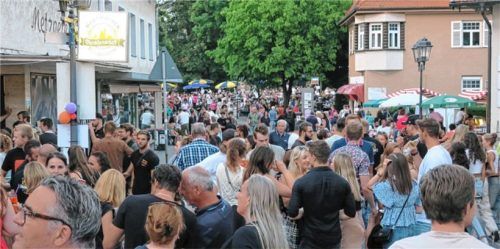 Rund 8000 Besucher waren 2023 zum Bürgerfest gekommen. Foto Baumann