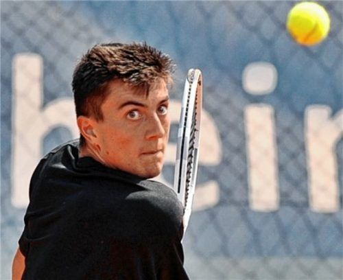 Sebastian Ofner ist schon viele Jahre für die 1860-Tennisspieler aktiv.Foto Hans-Jürgen Ziegler