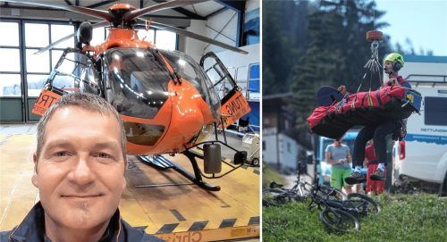 Seit 19 Jahren fliegt Robert Portenkirchner bei Rettungseinsätzen mit Christoph 14. Foto Kilian Pfeiffer