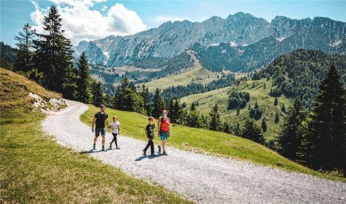 Über 1000 Wanderkilometer führen von der Bergstation Brentenjoch hinein ins Naturerlebnis Kaisergebirge. Fotos Mathäus Gartner