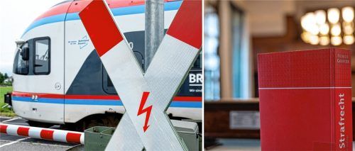 Weil ein 37-Jähriger in einem Zug nach Rosenheim und am Bahnhof randalierte und Polizisten angriff, musste er sich vor Gericht verantworten. Fotos dpa