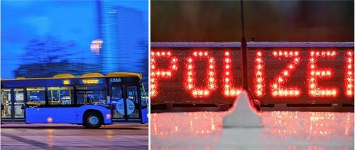 Weil ein E-Scooter-Fahrer plötzlich auf die Straße fuhr, musste eine Busfahrerin aus Rosenheim mit ihrem Bus (Symbolbild) eine Notbremsung hinlegen. Ein kleines Kind fiel dadurch aus dem Kinderwagen, es erlitt leichte Verletzungen.Foto  dpa