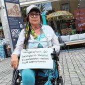 Hungerstreik für neuen Rollstuhl?