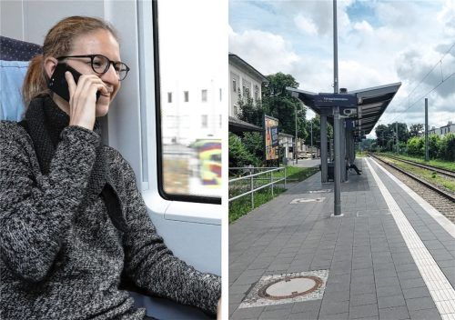 Wer am Aiblinger Bahnhof in Richtung Kolbermoor in den Zug steigt, darf auf einen verbesserten Handyempfang (Symbolbild) hoffen. Foto dpa/Bettinger
