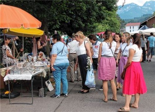 Zahlreiche Besucher flanierten in Bad Feilnbach.