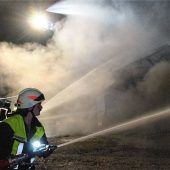 Großeinsatz mitten in der Nacht