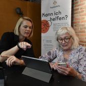 Hier hilft die Chefin selbst