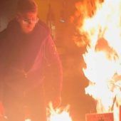 Brandanschlag auf Palästina-Camp