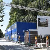 Baustelle blockiert Harthauser Straße