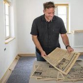 Bei Sanierung eines Hauses in der Altstadt Zeitungsbündel entdeckt