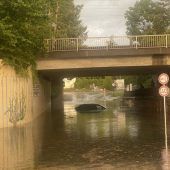 Unwetter verursachen Hagelschäden und Murenabgänge