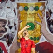 Thomas Müller auf der Ehrenrunde