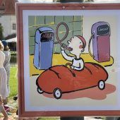 Humor-Parcours verwüstet