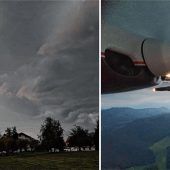 Hagelflieger: „Das war schon eher dramatisch“