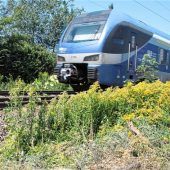 Spektakuläre Verfolgungsjagd endet auf Bahngleisen