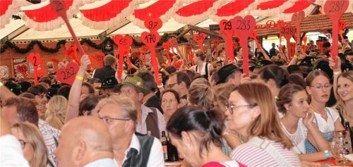 Das Publikum bot fleißig mit und machte die Veranstaltung zu einem Erfolg. Fotos Strim