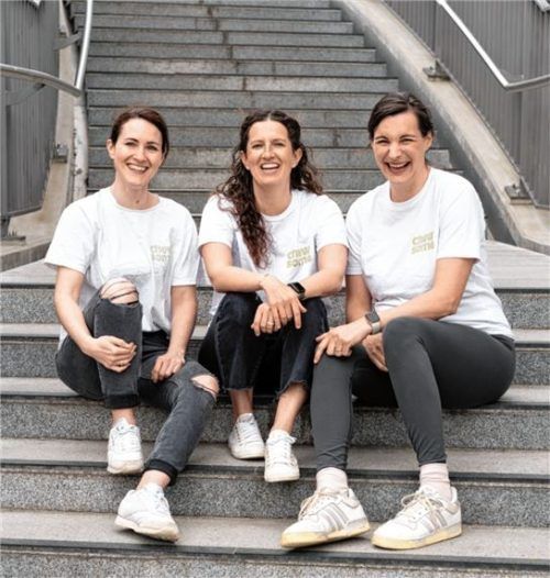 Das Team von „Chewsome“: (von links) Nadine Koch, Julika Wagner und Gründerin Kristina Schreiner. Foto Zwick