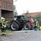 20000 Euro Schaden bei Traktorbrand