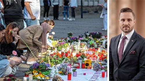Der Landtagsabgeordnete Daniel Artmann (CSU) rechnet nach dem mörderischen Anschlag von Solingen mit der deutschen Asylpolitik ab. Fotos dpa/re